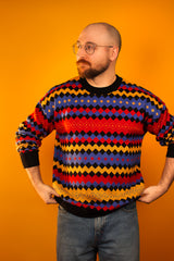 70's Striped Knit Sweater