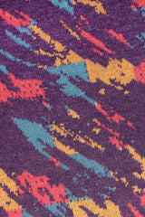 Purple Tacky 80's Knit Sweater