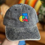 Overlapping Colors Geometric Shape Hat