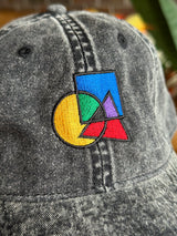 Overlapping Colors Geometric Shape Hat