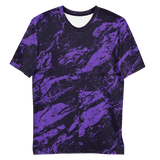Purple & Black Marble T-Shirt
