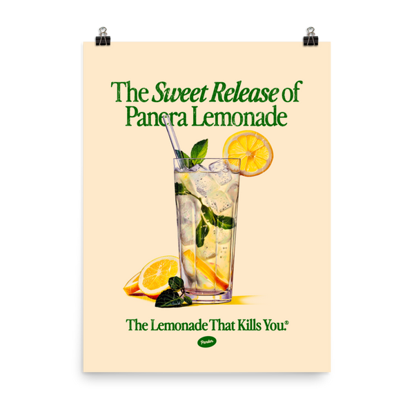 Panera Lemonade Art Print