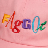 90's Style Faggot Embroidered Hat