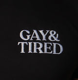 Gay & Tired Embroidered Crop Top