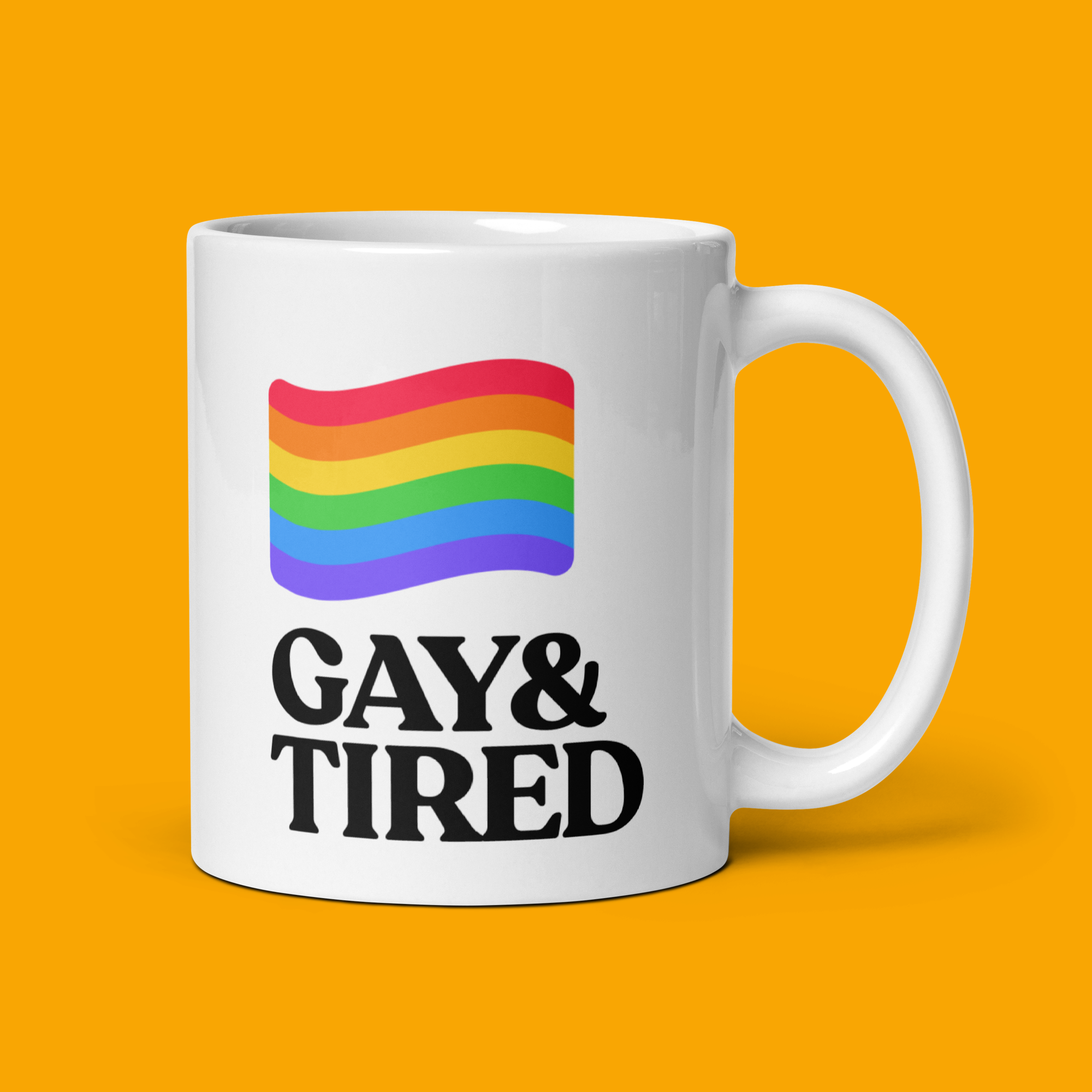 Gay & Tired Can-Shaped Cup