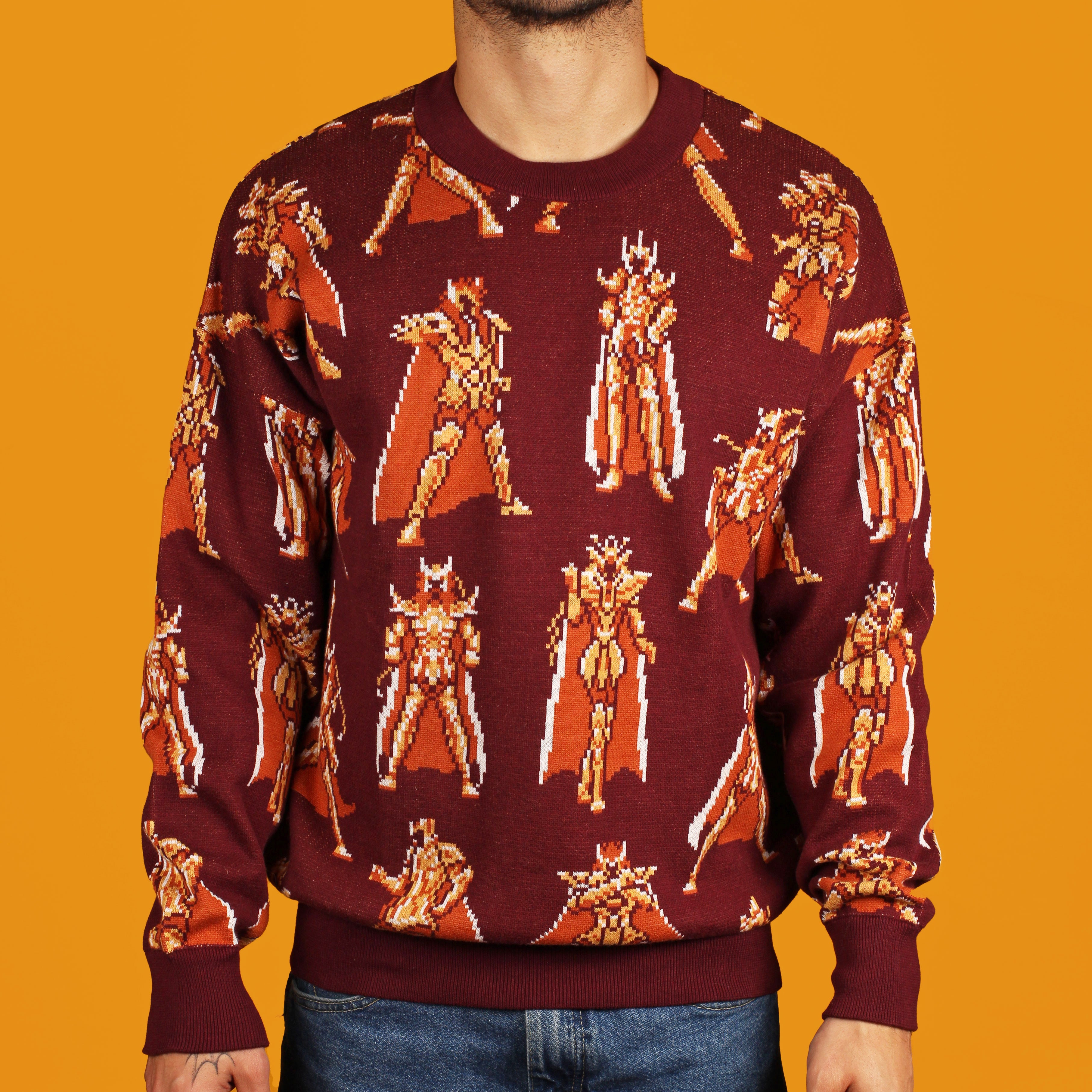 Golden Saints Knit Sweater – Pander Apparel