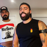 Poppers Embroidered Muscle Shirt