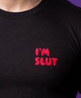 I'm Slut Embroidered Crop Top