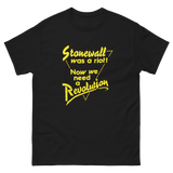 Retro Gay Pride Stonewall Was a Riot T-Shirt