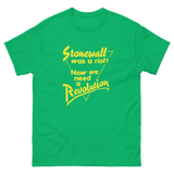 Retro Gay Pride Stonewall Was a Riot T-Shirt