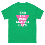 Retro Gay Pride End The War Against Gays T-Shirt