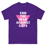 Retro Gay Pride End The War Against Gays T-Shirt