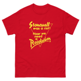 Retro Gay Pride Stonewall Was a Riot T-Shirt