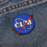 NASA Cum Enamel Pin