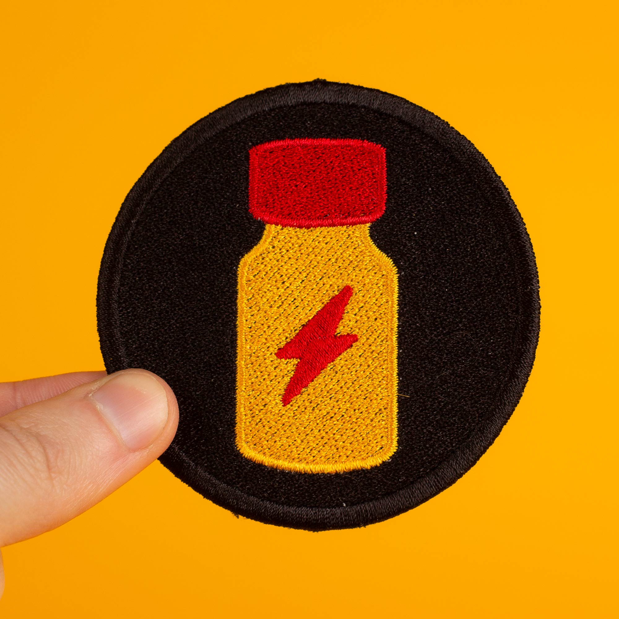 Orange Lightning Patch