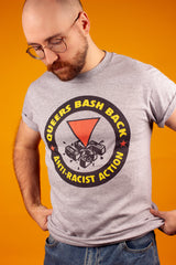 Retro Gay Pride Queers Bash Back T-Shirt