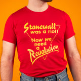 Retro Gay Pride Stonewall Was a Riot T-Shirt
