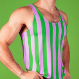 Striped Gym Tank