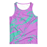 Pink & Teal Marble Gym Tank