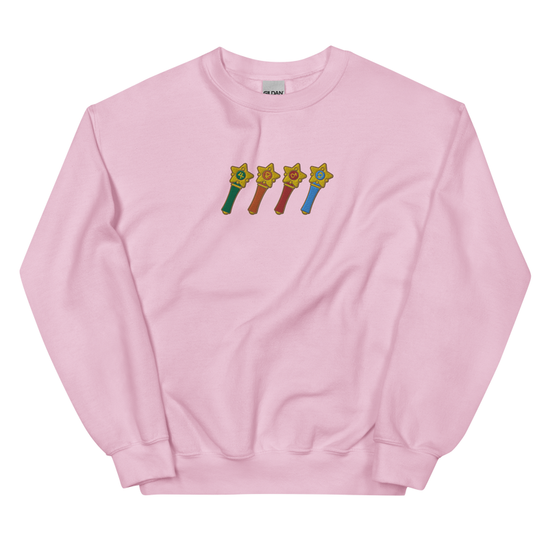 Magical Girl Transformation Wands Embroidered Sweatshirt