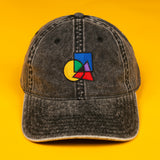 Overlapping Colors Geometric Shape Hat