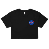 Nasa Cum Embroidered Crop Top