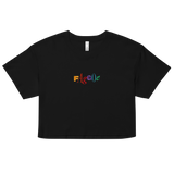 90's Style Faggot Embroidered Crop Top