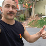 Poppers Embroidered Muscle Shirt