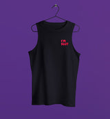 I'm Slut Embroidered Muscle Shirt