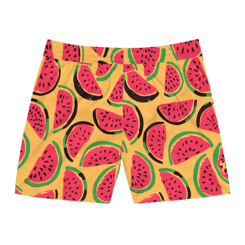 Yellow Watermelon Swim Trunks