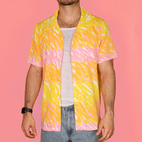 80's Brushstroke Hawaiian Shirt