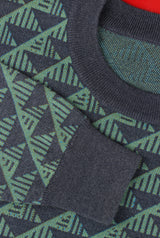 Triangle Pattern Knit Sweater