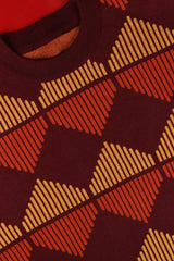 70's Diamond Knit Sweater