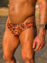 Bam Bam Leopard Swim Brief