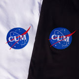 Nasa Cum Embroidered Zip Hoodie