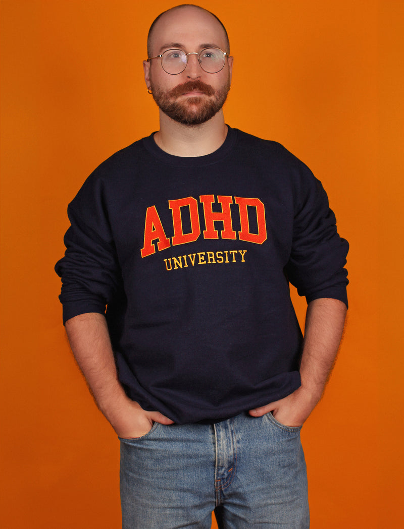 ADHD University Embroidered Sweatshirt