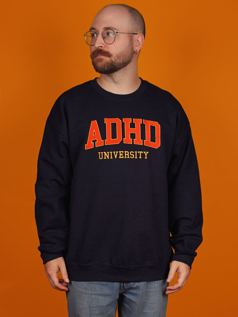 ADHD University Embroidered Sweatshirt