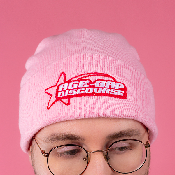 Age Gap Discourse Embroidered Beanie