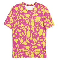 Pink & Yellow Speckle T-Shirt