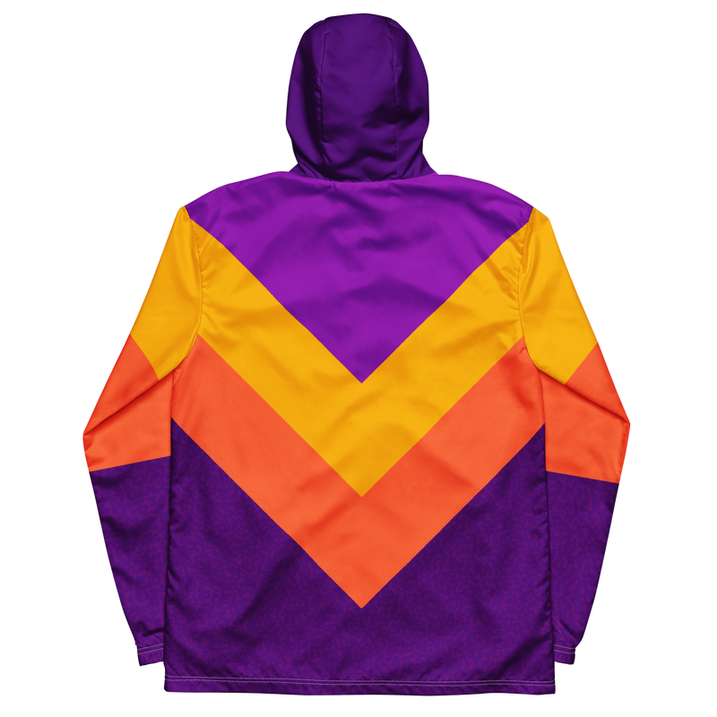 Purple and orange nike top windbreaker