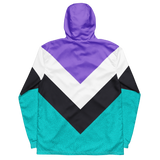 90's Purple & Teal Windbreaker