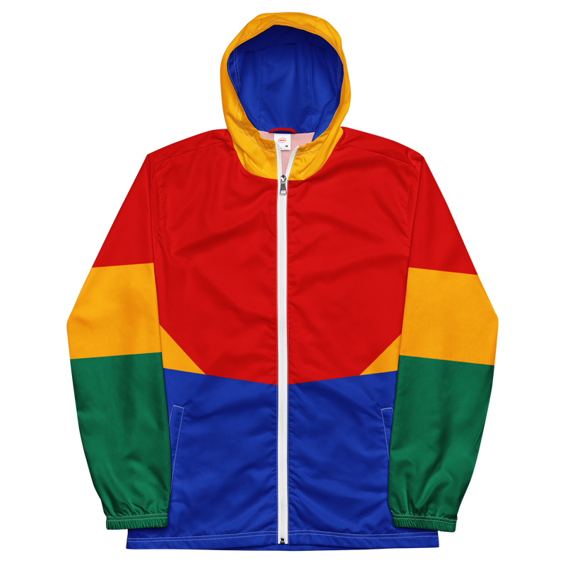 90 s Primary Color Windbreaker Pander Shirts