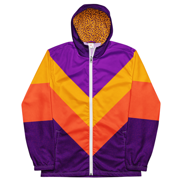 90's Purple & Orange Windbreaker