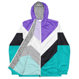 90's Purple & Teal Windbreaker