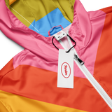 80's Retro Rainbow Windbreaker