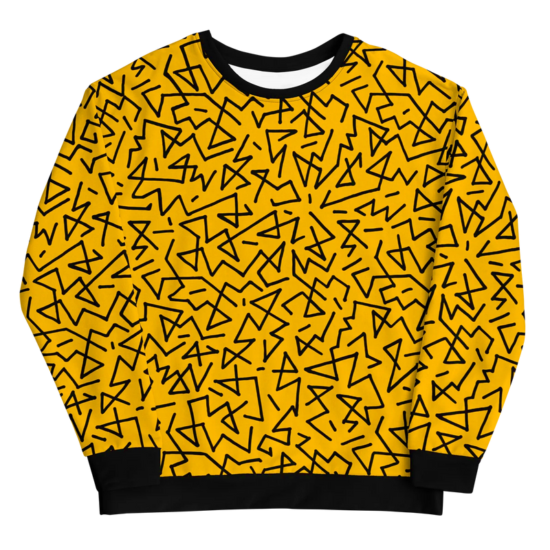 Yellow Zig-zag Sweatshirt