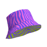 Alien Zebra Reversible Bucket Hat