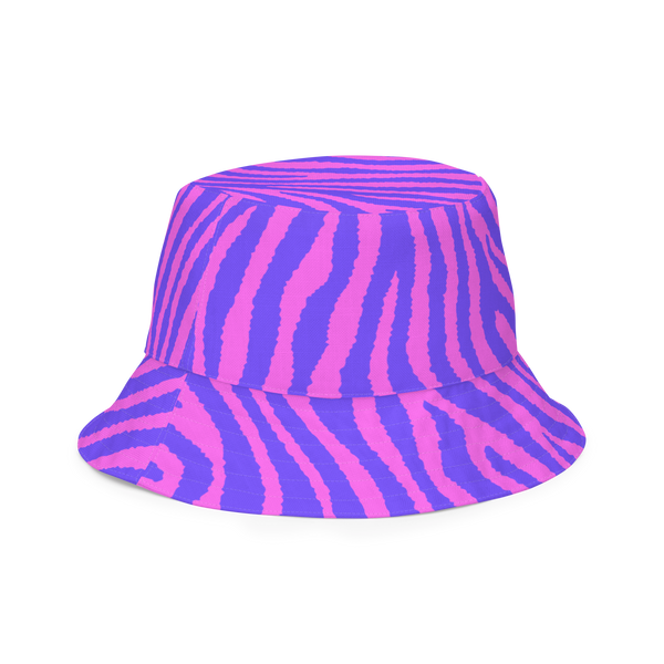 Alien Zebra Reversible Bucket Hat