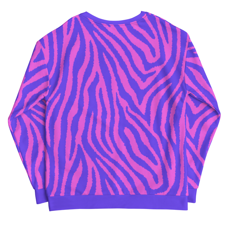 Alien Zebra Pink Sweatshirt
