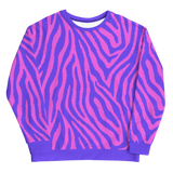 Alien Zebra Pink Sweatshirt
